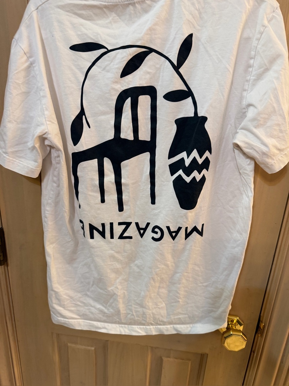 Men’s sz M Parra magazine black white Chair t-shirt